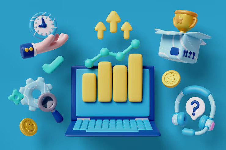 3d background with product 1